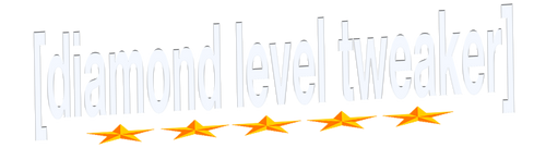 diamond level tweaker